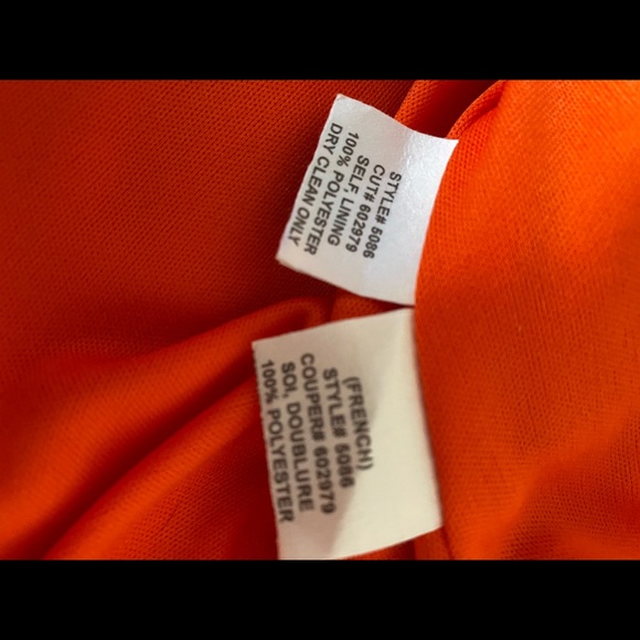Eva Franco for Anthropologie orange dress size 0 - Picture 10 of 11